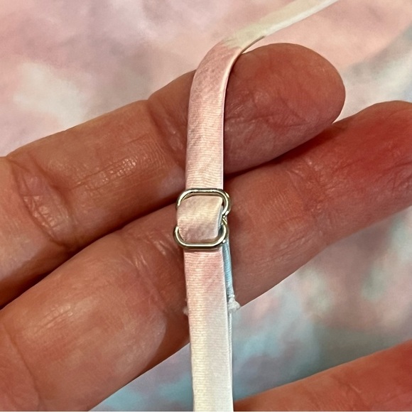 NWT Frankie’s Bikinis Cora Tie Dye Mini Satin Slip Dress Pastel Fairy Whimsical - Picture 9 of 16